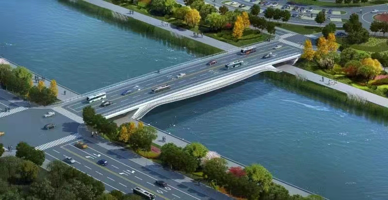 欧亚一路跨浐河桥项目（已通车）